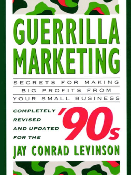 Cover image for Guerrilla Marketing